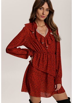 Czerwona Sukienka Bronzemourn ze sklepu Renee odzież w kategorii Sukienki - zdjęcie 98589265