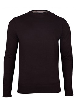 Sweter Ciemny Bordowy Okrągły Dekolt Jednokolorowy Męski -BRAVE SOUL SWBRSAW20PARSECoxblood ze sklepu JegoSzafa.pl w kategorii Swetry męskie - zdjęcie 98745455