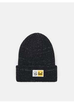 Cropp - Czapka beanie z aplikacją - czarny ze sklepu Cropp w kategorii Czapki zimowe męskie - zdjęcie 98973166