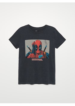 Cropp - Koszulka Deadpool - szary ze sklepu Cropp w kategorii Bluzki damskie - zdjęcie 98973226