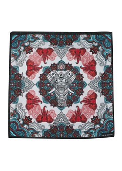 Bandamka w Słonie, Motyw Zwierzęcy, Bandana, 100% Bawełna, Chusta Ochronna na Twarz -ALTIES BDMKALTS0003 ze sklepu JegoSzafa.pl w kategorii Szaliki męskie - zdjęcie 99385317
