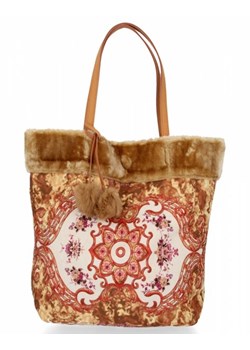 Modne Torebki Damskie Shopper Boho Style firmy BEE BAG Khaki (kolory) ze sklepu PaniTorbalska w kategorii Torby Shopper bag - zdjęcie 99448565