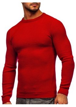Czerwony sweter męski Denley 4629 ze sklepu Denley w kategorii Swetry męskie - zdjęcie 99595706