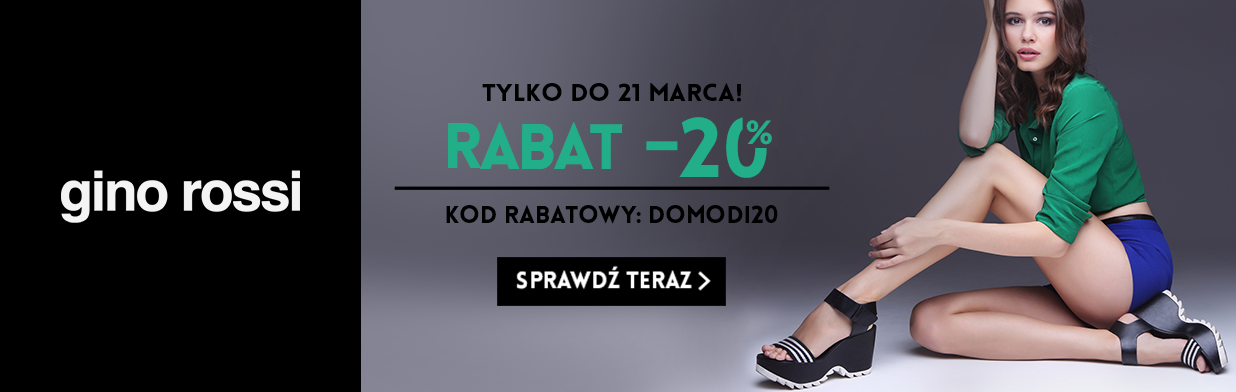 Buty i torebki Gino Rossi z rabatem 20%!