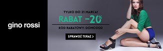 Buty i torebki Gino Rossi z rabatem 20%!