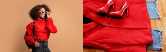 Czerwony kolorem sezonu jesień-zima 2021/2022. Jak go nosić w stylizacjach, żeby wyglądać modnie?
