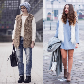 Futerkowa kamizelka - jak nosić?