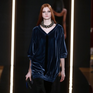 Inspiracja z wybiegów - aksamit