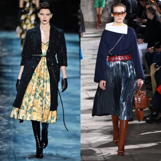 Inspiracja z wybiegów - plisowania