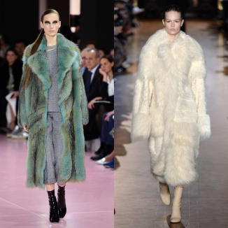 Inspiracje z wybiegów - futro