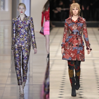 Inspiracje z wybiegów: zima we wzory