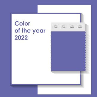 Kolor roku 2022 według Pantone: Very Peri. Komu pasuje i jak nosić w stylizacjach ten modny fiolet? - zdjęcie produktu