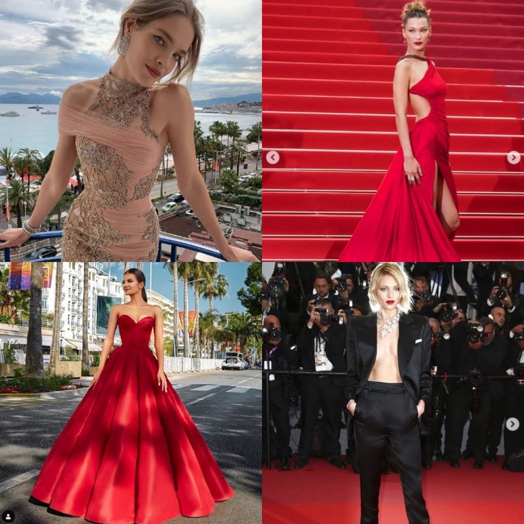 Kreacje gwiazd z 1 tygodnia festiwalu w Cannes