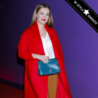 Modny look gwiazdy - jesienne kolory