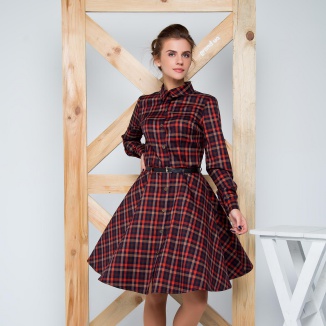 Must have na zimę: sukienka w kratę