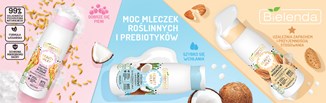 Ochrona mikrobiomu skóry z mleczkami roślinnymi do ciała Bielenda Beauty Milky