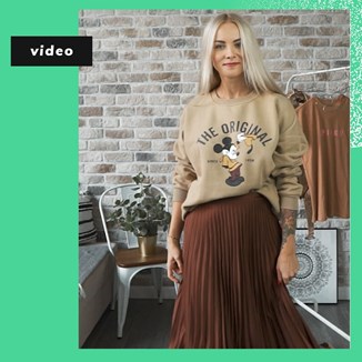 Plisowana spódnica - 3 modne stylizacje na jesień i zimę 2019/2020 [VIDEO] - zdjęcie produktu