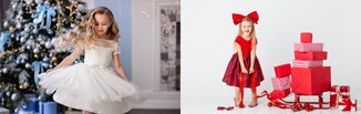 Sukienki świąteczne dla dziewczynek 2022 – zobacz przegląd najpiękniejszych kreacji dla małych gwiazd stylu 