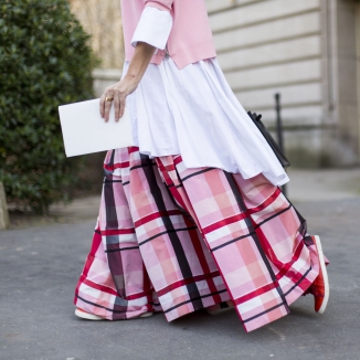 Odzież damska w kratę na jesień