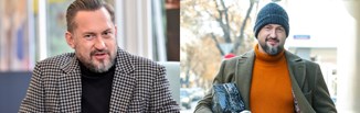 W takich swetrach chodzą modni faceci. Tomek Wolny i Marcin Prokop lansują nowy trend