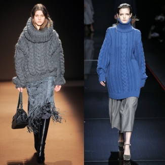 Wybór projektantów: grube swetry