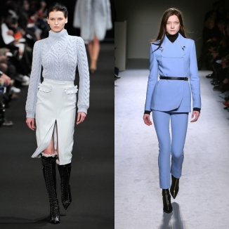 Wybór projektantów: kolor baby blue