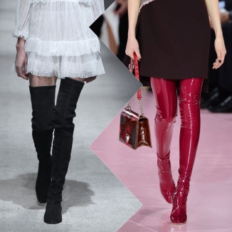 Wybór projektantów: wysokie kozaki