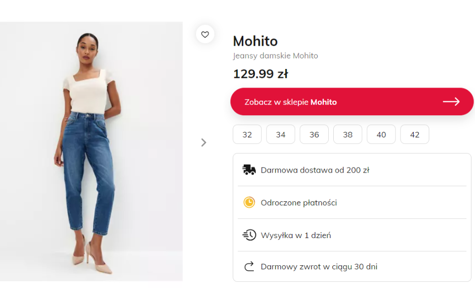 Idealne mom jeans z Mohito