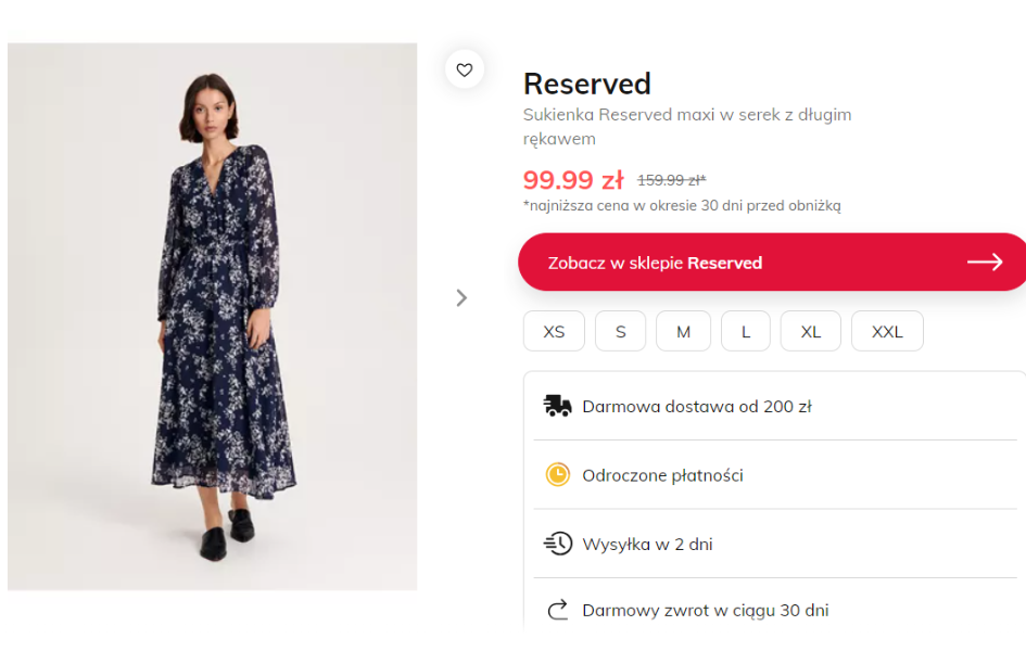 Wzorzyste sukienki na wiosnę to hit z Reserved