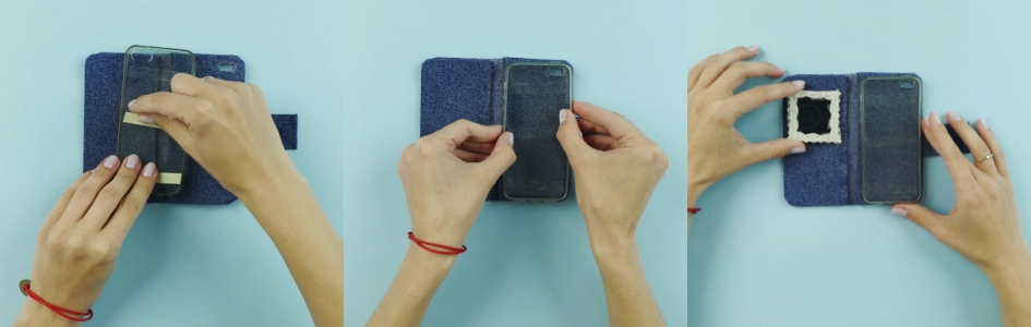 Jeansowe etui na telefon krok po kroku.