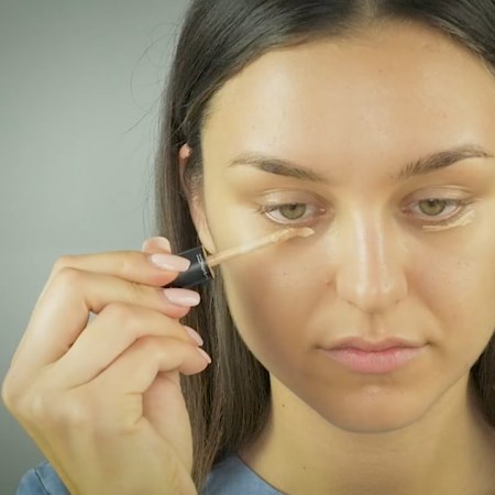 Make up no make up - kokrektor pod oczy.