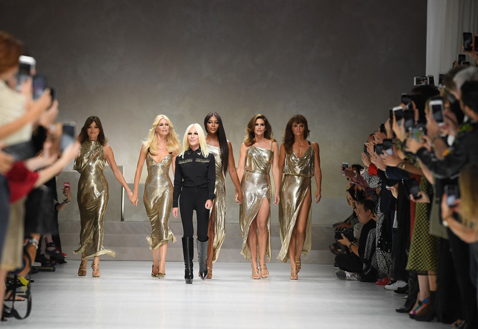 Versace fashion show