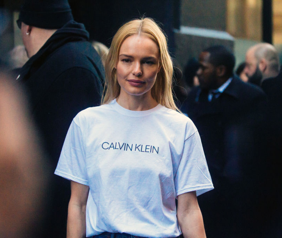 Kate bosworth w koszulce calvin klein