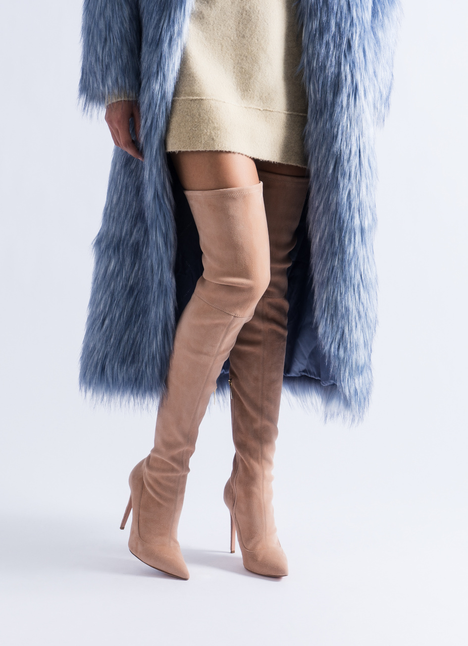 Buty do stylizacji z futerkiem