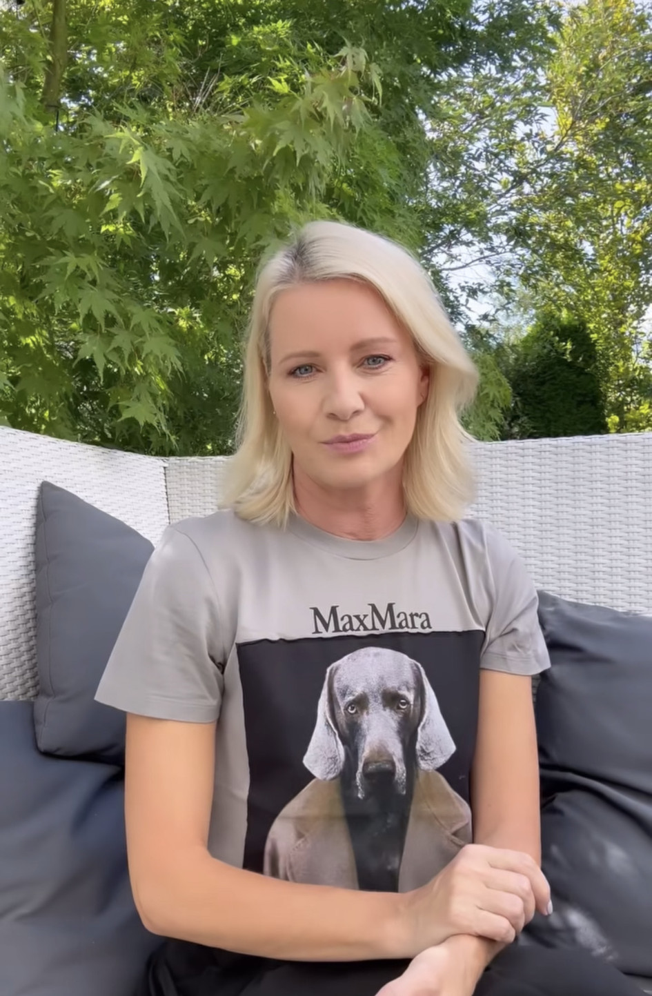 T-shirt Małgorzaty Kożuchowskiej kosztuje krocie