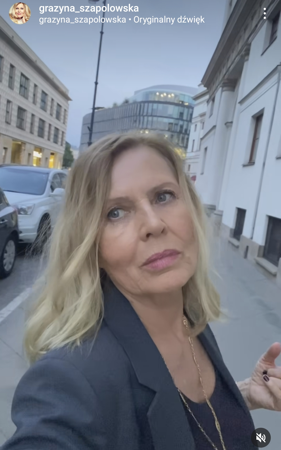 Szapołowska zachwyca w czerni