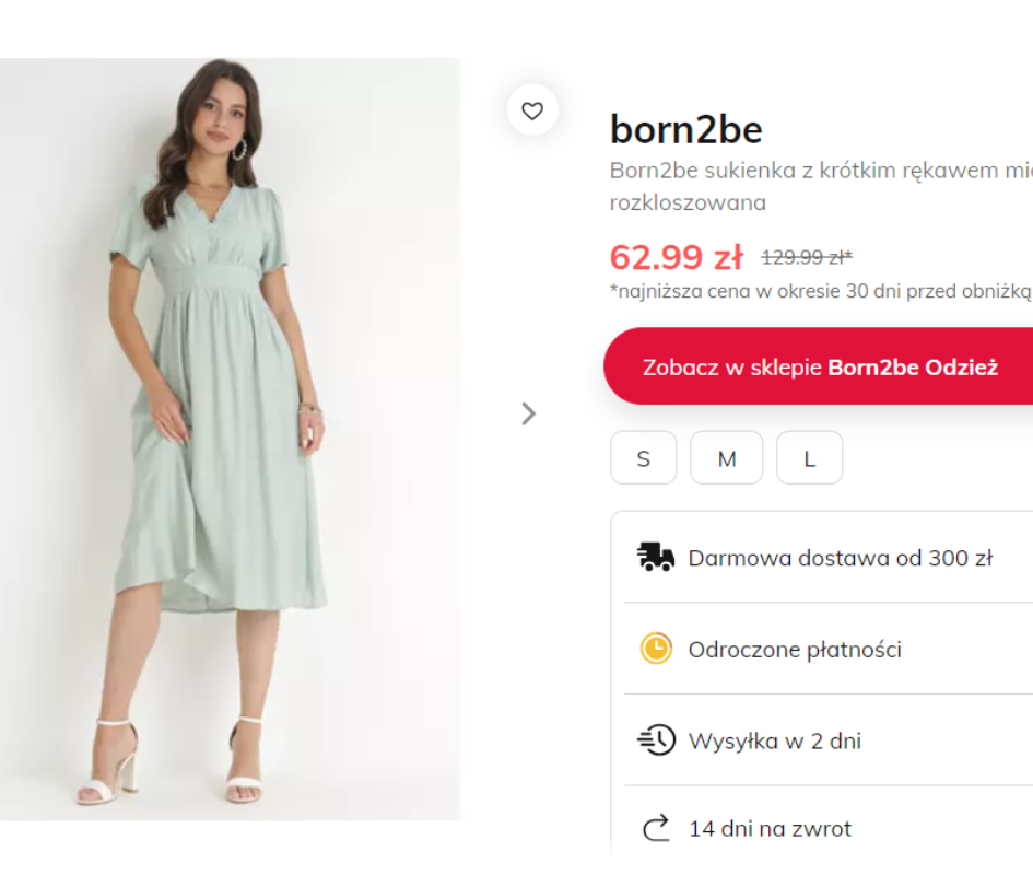 Ta sukienka z born2be to ideał dla 50-latek
